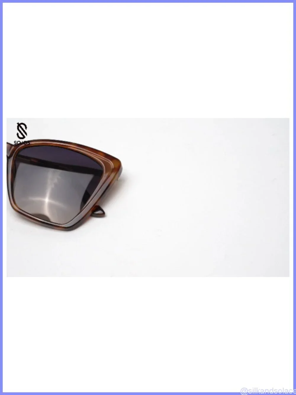 Polarized Oversized Square Cat Eye Sunglasses UV Protection